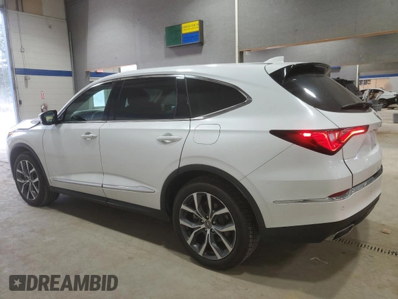 2022 Acura MDX w/Technology Package with VIN 5J8YD9H46NL003009, listed as a Copart auction lot 44275125 with 62,194 mi miles and Salvage Title. Bid and sale history available at carsss.com. Image 2.