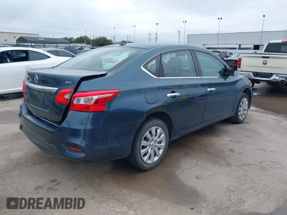 2017 Nissan Sentra SV with VIN 3N1AB7AP9HY349181, listed as a IAAI auction lot 41080220 with Not Provided miles and . Bid and sale history available at DreamBid. Image 4.
