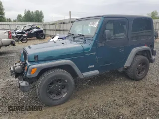 1997 Jeep Wrangler SE with VIN 1J4FY29P9VP494012, listed as a Copart auction lot 62865075 with 204,620 mi miles and Salvage title. Bid and sale history available at DreamBid. Image 1.