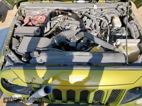 2007 Jeep Wrangler Unlimited X with VIN 1J4GB39197L207883, listed as a Copart auction lot 58778195 with 173,262 mi miles and Salvage title. Bid and sale history available at DreamBid. Image 12.