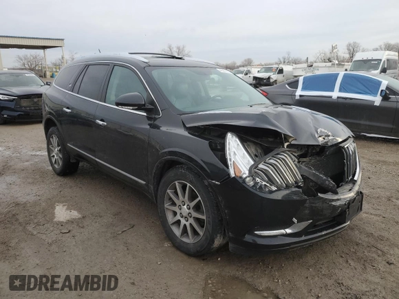 2013 Buick Enclave Leather with VIN 5GAKRCKDXDJ220277, listed as a Copart auction lot 46307075 with 164,463 mi miles and Salvage Title. Bid and sale history available at carsss.com. Image 4.