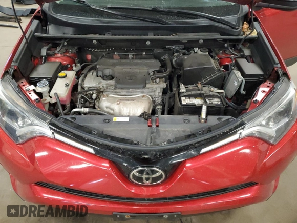 2017 Toyota RAV4 LE with VIN 2T3BFREV1HW574145, listed as a Copart auction lot 53735635 with 79,688 mi miles and Salvage Title. Bid and sale history available at DreamBid. Image 12.