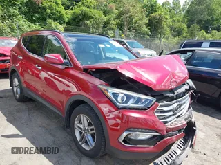 2017 Hyundai Santa Fe 2.4L with VIN 5XYZUDLB5HG430225, listed as a IAAI auction lot 42335166 with 56,346 mi miles and . Bid and sale history available at DreamBid. Image 1.
