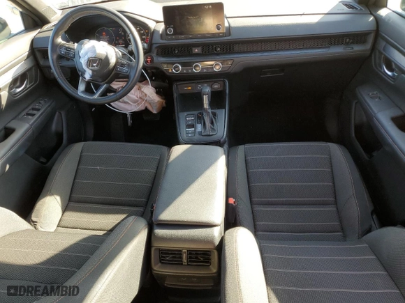 2023 Honda CR-V Hybrid Sport with VIN 2HKRS5H59PH711126, listed as a Copart auction lot 42645655 with 25,536 mi miles and Salvage Title. Bid and sale history available at carsss.com. Image 8.