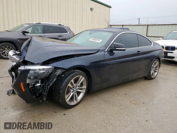 2019 BMW 4 Series 440i z VIN WBA4W7C51KAG53059, wystawiony jako Copart lot #51859375 z przebiegiem 61 584 mil mil oraz Szkoda całkowita • Salvage title. Historia ofert i sprzedaży dostępna na DreamBid. Obrazek 1.