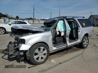 2015 Ford Expedition Max Platinum with VIN 1FMJK1MTXFEF26555, listed as a Copart auction lot 52301695 with Not provided miles and Salvage title. Bid and sale history available at DreamBid. Image 1.