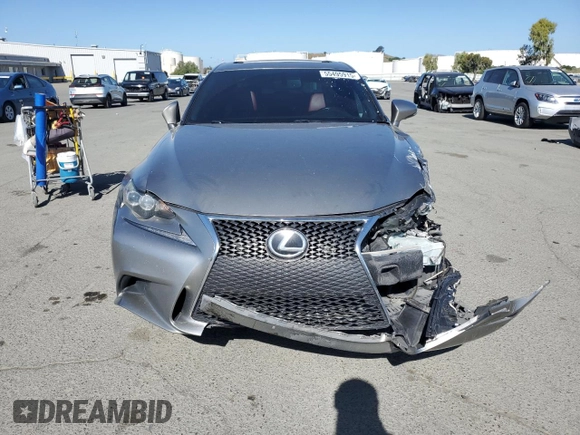 2016 Lexus IS 200t with VIN JTHBA1D23G5020035, listed as a Copart auction lot 55495915 with 118,816 mi miles and Salvage title. Bid and sale history available at DreamBid. Image 5.