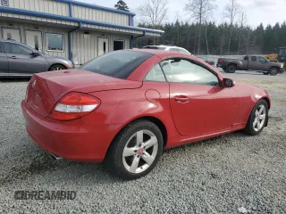 2008 Mercedes-Benz SLK-Class 3.0L with VIN WDBWK54F68F187946, listed as a Copart auction lot 43484745 with 104,011 mi miles and Salvage Title. Bid and sale history available at carsss.com. Image 3.