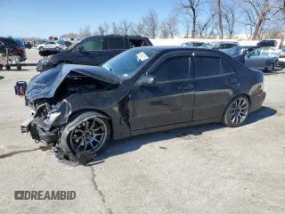 2001 Lexus IS 300/350 with VIN JTHBD182210004902, listed as a Copart auction lot 50086625 with Not Provided miles and Salvage Title. Bid and sale history available at DreamBid. Image 1.