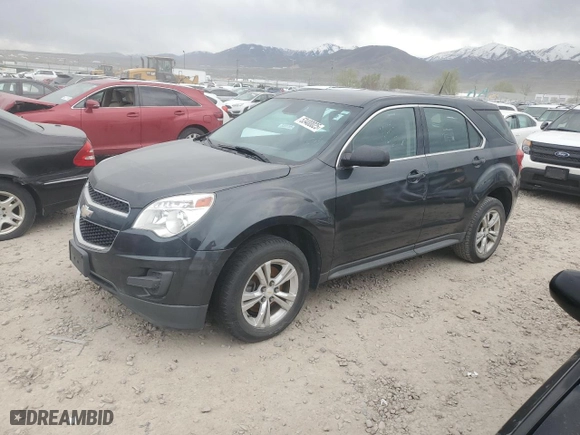 2013 Chevrolet Equinox LS with VIN 2GNALBEK7D6154503, listed as a Copart auction lot 53400025 with 130,685 mi miles and Clean Title. Bid and sale history available at carsss.com. Image 1.
