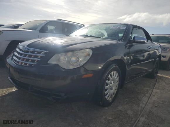 2008 Chrysler Sebring LX with VIN 1C3LC45K58N209016, listed as a Copart auction lot 76274824 with 0 mi miles and Non Repairable. Bid and sale history available at carsss.com. Image 1.