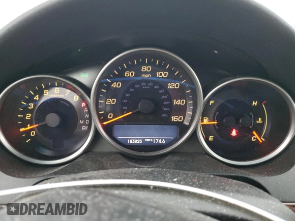 2006 Acura RL с VIN JH4KB16506C012022, выставлен на аукционе Copart как лот 44239785 с пробегом 183 825 миль миль и На запчасти • Non repairable. История ставок и продаж доступна на DreamBid. Изображение 9.