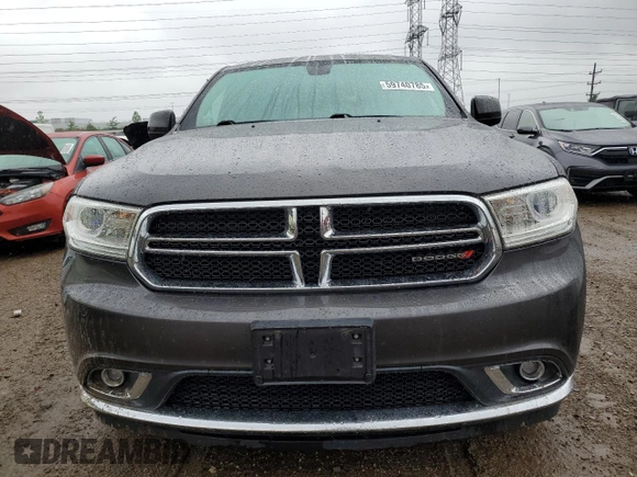 2014 Dodge Durango SXT with VIN 1C4RDJAG6EC550628, listed as a Copart auction lot 59740785 with 75,918 mi miles and Salvage title. Bid and sale history available at DreamBid. Image 5.
