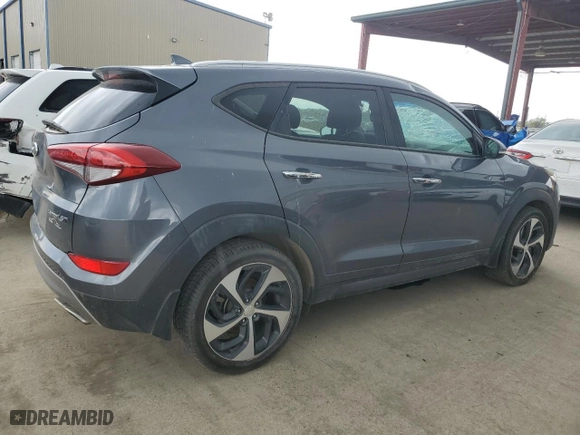 2016 Hyundai Tucson Limited with VIN KM8J33A25GU211142, listed as a Copart auction lot 49977705 with 127,298 mi miles and Clean Title. Bid and sale history available at carsss.com. Image 3.