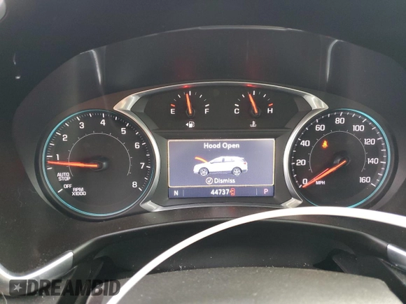 2022 Chevrolet Equinox Premier z VIN 3GNAXXEV3NS106575, wystawiony jako Copart lot #47124345 z przebiegiem 44 737 mil mil oraz Szkoda całkowita • Salvage title. Historia ofert i sprzedaży dostępna na DreamBid. Obrazek 9.