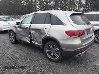 2020 Mercedes-Benz GLC with VIN WDC0G8EB1LF744559, listed as a IAAI auction lot 41872182 with 1 mi miles. Bid and sale history available at carsss.com. Image 3.