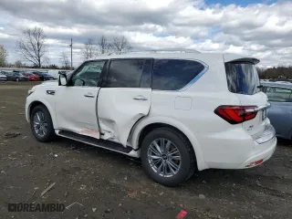 2022 Infiniti QX80 PREMIUM SELECT with VIN JN8AZ2AE4N9292372, listed as a Copart auction lot 49708444 with 35,900 mi miles and Salvage Title. Bid and sale history available at carsss.com. Image 2.