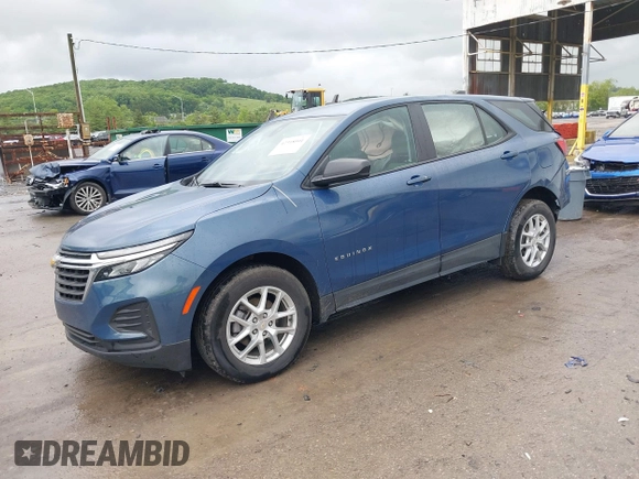 2024 Chevrolet Equinox LS with VIN 3GNAXHEG1RL169794, listed as a IAAI auction lot 42318001 with 35,007 mi miles and . Bid and sale history available at DreamBid. Image 18.