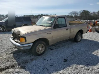 1997 Ford Ranger XLT with VIN 1FTCR10X8VUA69167, listed as a Copart auction lot 46669215 with 246,525 mi miles and Salvage Title. Bid and sale history available at carsss.com. Image 1.