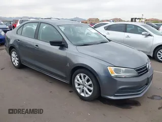 2015 Volkswagen Jetta Sedan 1.8T SE with VIN 3VWD17AJ9FM286917, listed as a IAAI auction lot 41904565 with 166,841 mi miles. Bid and sale history available at carsss.com. Image 1.