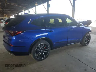 2024 Acura MDX Type S w/Advance Package with VIN 5J8YD8H80RL001033, listed as a Copart auction lot 72575024 with 7,237 mi miles and Salvage Title. Bid and sale history available at carsss.com. Image 3.
