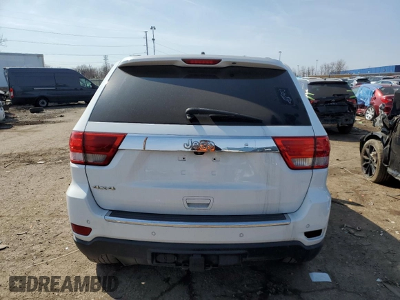 2013 Jeep Grand Cherokee Overland with VIN 1C4RJFCT7DC524585, listed as a Copart auction lot 48325145 with 142,308 mi miles and Clean Title. Bid and sale history available at carsss.com. Image 6.