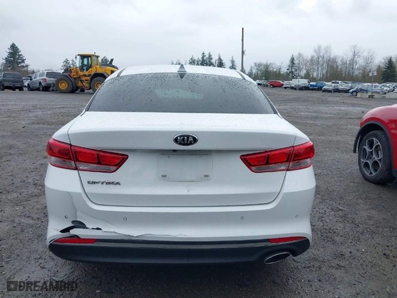 2018 Kia Optima S with VIN 5XXGT4L32JG262167, listed as a IAAI auction lot 41919613 with 1 mi miles. Bid and sale history available at carsss.com. Image 16.