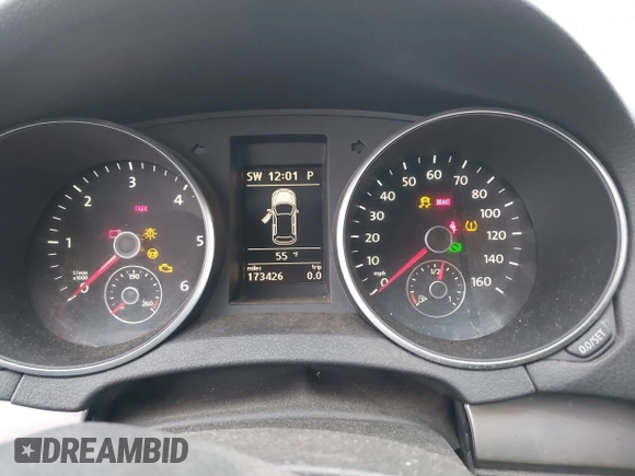 2012 Volkswagen Golf TDI with VIN WVWDM7AJ3CW334286, listed as a IAAI auction lot 41928099 with 173,426 mi miles and . Bid and sale history available at DreamBid. Image 7.