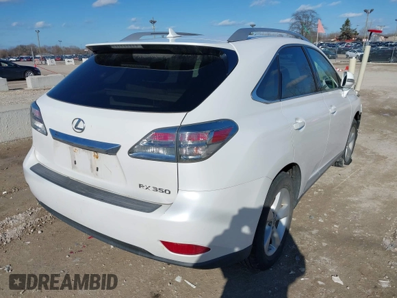2011 Lexus RX 350 with VIN 2T2BK1BA7BC083140, listed as a IAAI auction lot 41864416 with 223,658 mi miles and . Bid and sale history available at DreamBid. Image 4.