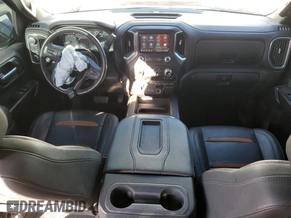2021 GMC Sierra 1500 AT4 with VIN 3GTP9EED1MG393229, listed as a Copart auction lot 45381255 with 92,048 mi miles and Clean Title. Bid and sale history available at carsss.com. Image 8.