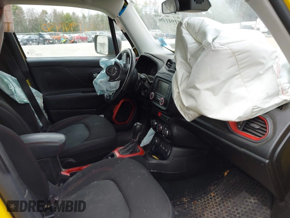 2016 Jeep Renegade Trailhawk with VIN ZACCJBCT2GPC79676, listed as a IAAI auction lot 41941450 with 107,519 mi miles and . Bid and sale history available at carsss.com. Image 5.