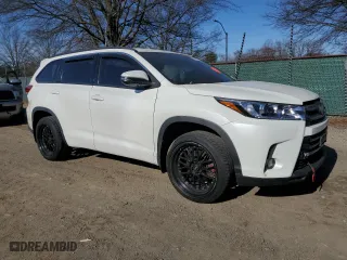 2017 Toyota Highlander Limited with VIN 5TDDZRFH5HS420676, listed as a Copart auction lot 49615725 with NaN miles and Salvage Title. Bid and sale history available at carsss.com. Image 4.