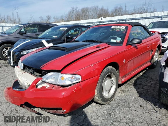 1995 Ford Mustang with VIN 1FALP4448SF223731, listed as a Copart auction lot 48657374 with 163,680 mi miles and Non repairable. Bid and sale history available at DreamBid. Image 1.