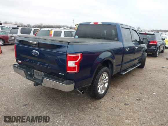2020 Ford F-150 XL with VIN 1FTEW1CP9LKD49119, listed as a IAAI auction lot 41554139 with 117,592 mi miles. Bid and sale history available at carsss.com. Image 4.