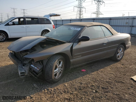 2000 Chrysler Sebring JX with VIN 3C3EL45H0YT219157, listed as a Copart auction lot 63962634 with 0 mi miles and Salvage Title. Bid and sale history available at carsss.com. Image 1.
