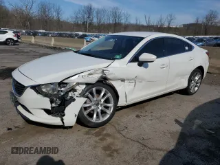 2016 Mazda Mazda6 i Touring with VIN JM1GJ1V58G1446326, listed as a Copart auction lot 53611485 with 156,464 mi miles and Salvage Title. Bid and sale history available at carsss.com. Image 1.
