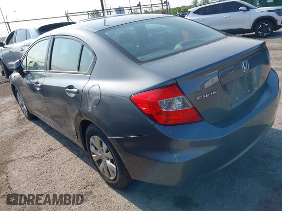 2012 Honda Civic LX z VIN 19XFB2F58CE102273, wystawiony jako IAAI lot #42409158 z przebiegiem 178 381 mil mil oraz . Historia ofert i sprzedaży dostępna na DreamBid. Obrazek 3.