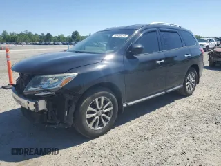 2015 Nissan Pathfinder Platinum with VIN 5N1AR2MN7FC696788, listed as a Copart auction lot 53426315 with 143,350 mi miles and Salvage Title. Bid and sale history available at DreamBid. Image 1.
