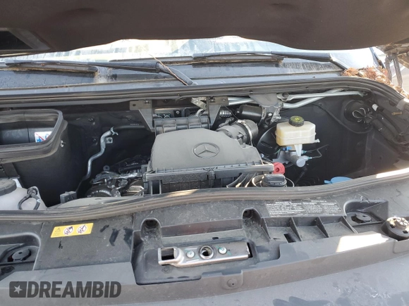 2023 Mercedes-Benz Sprinter with VIN W1W4NCVYXPT121618, listed as a Copart auction lot 82211324 with 12,656 mi miles and Salvage Title. Bid and sale history available at DreamBid. Image 12.