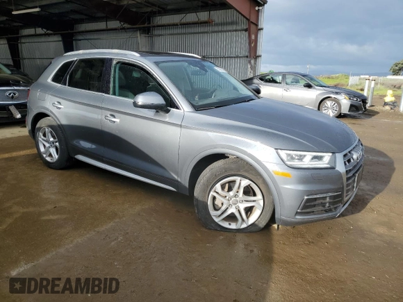2018 Audi Q5 Premium Plus with VIN WA1BNAFY7J2227246, listed as a Copart auction lot 51261745 with 35,376 mi miles and Salvage Title. Bid and sale history available at carsss.com. Image 4.
