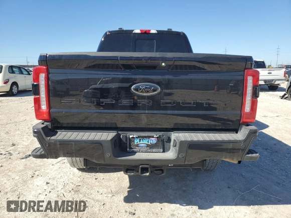 2024 Ford Super Duty F-250 SRW XL with VIN 1FT8W2BN8REE93710, listed as a Copart auction lot 43568815 with 10,088 mi miles and Salvage Title. Bid and sale history available at carsss.com. Image 6.