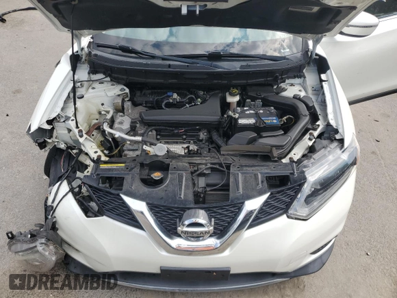 2016 Nissan Rogue SV z VIN KNMAT2MV1GP691747, wystawiony jako Copart lot #53089855 z przebiegiem 105 124 mil mil oraz Szkoda całkowita • Salvage title. Historia ofert i sprzedaży dostępna na DreamBid. Obrazek 13.