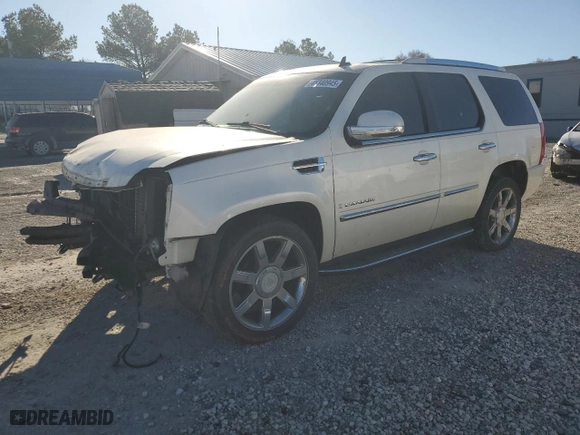 2008 Cadillac Escalade with VIN 1GYFK63898R227231, listed as a Copart auction lot 46340945 with 166,797 mi miles and Salvage Title. Bid and sale history available at carsss.com. Image 1.