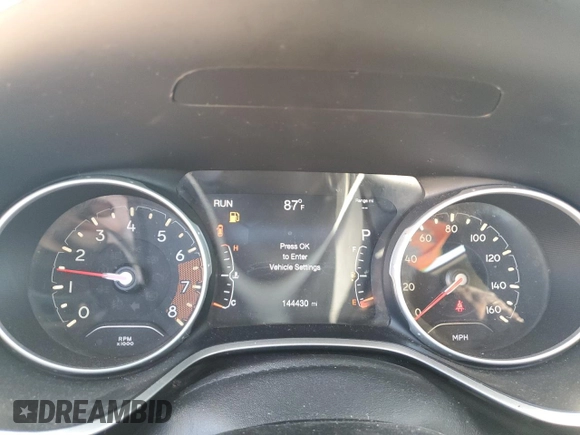 2019 Jeep Compass Sport с VIN 3C4NJCAB6KT623794, выставлен на аукционе Copart как лот 56311245 с пробегом 144 430 миль миль и Чистый • Clean title. История ставок и продаж доступна на DreamBid. Изображение 9.