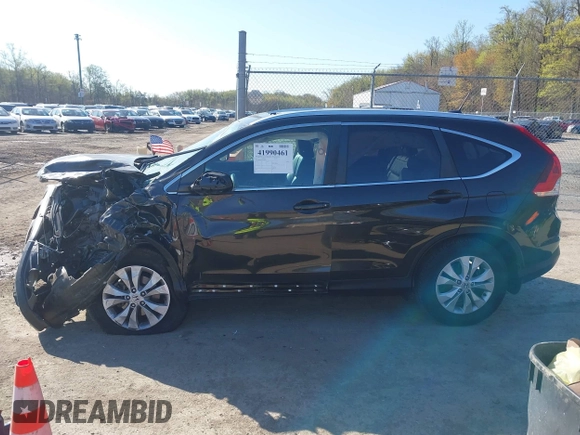 2013 Honda CR-V EX-L with VIN 5J6RM3H71DL048684, listed as a IAAI auction lot 41990461 with 81,273 mi miles and . Bid and sale history available at DreamBid. Image 14.