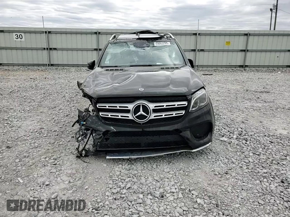 2018 Mercedes-Benz GLS with VIN 4JGDF7DE4JB159233, listed as a Copart auction lot 49883295 with 76,040 mi miles and Salvage Title. Bid and sale history available at carsss.com. Image 12.