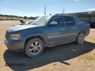 2011 Chevrolet Avalanche LTZ with VIN 3GNTKGE39BG345391, listed as a Copart auction lot 59527644 with 167,795 mi miles and Salvage Title. Bid and sale history available at carsss.com. Image 1.
