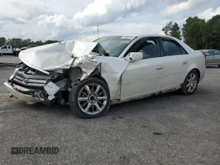 2007 Cadillac CTS with VIN 1G6DP577370111362, listed as a Copart auction lot 72855244 with 109,424 mi miles and Salvage Title. Bid and sale history available at carsss.com. Image 1.