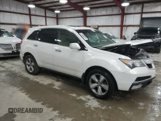 2012 Acura MDX Tech/Entertainment Pkg with VIN 2HNYD2H41CH547265, listed as a Copart auction lot 51605075 with 140,690 mi miles and Salvage Title. Bid and sale history available at carsss.com. Image 4.