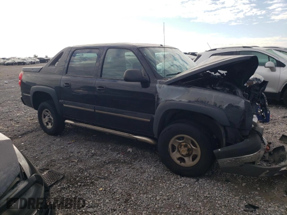 2004 Chevrolet Avalanche Z66 with VIN 3GNEC12TX4G321479, listed as a Copart auction lot 73384064 with Not provided miles and Salvage title. Bid and sale history available at DreamBid. Image 4.